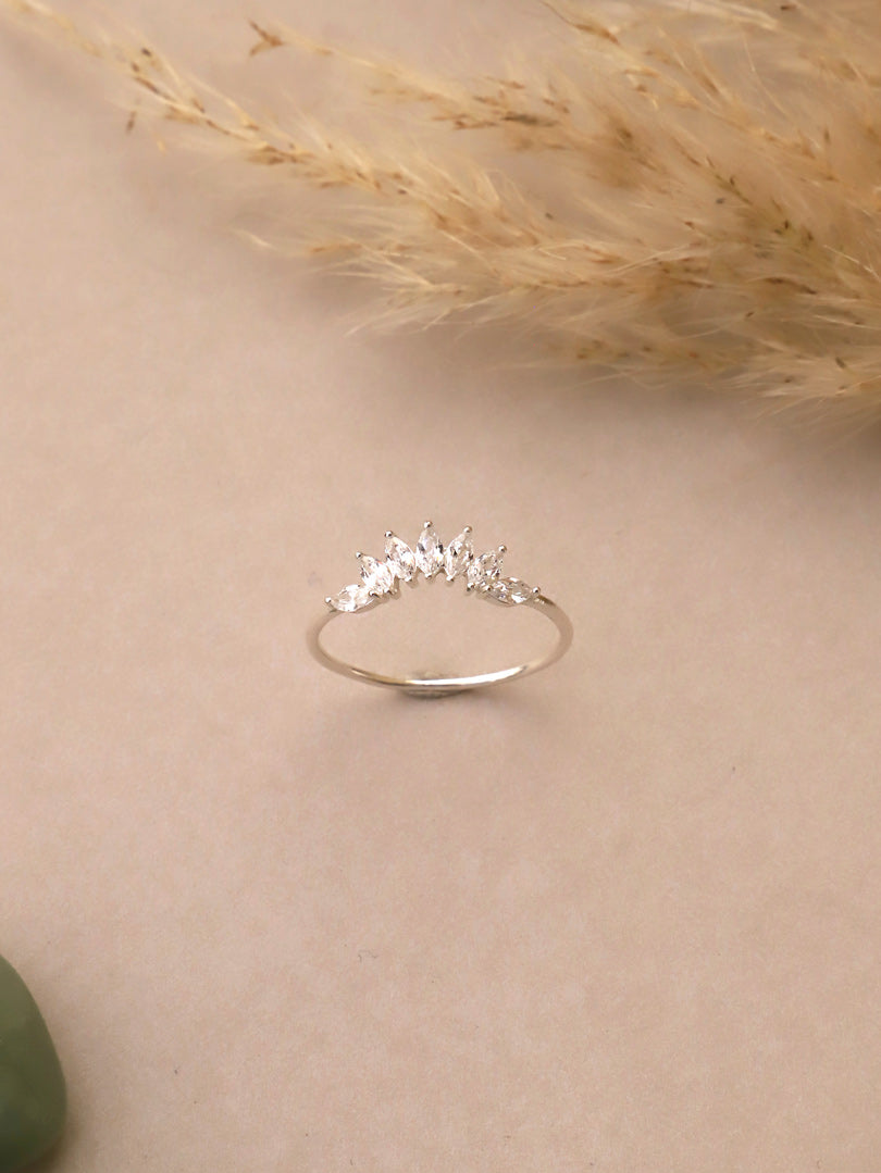 Anillo Plata Corona | Circonita