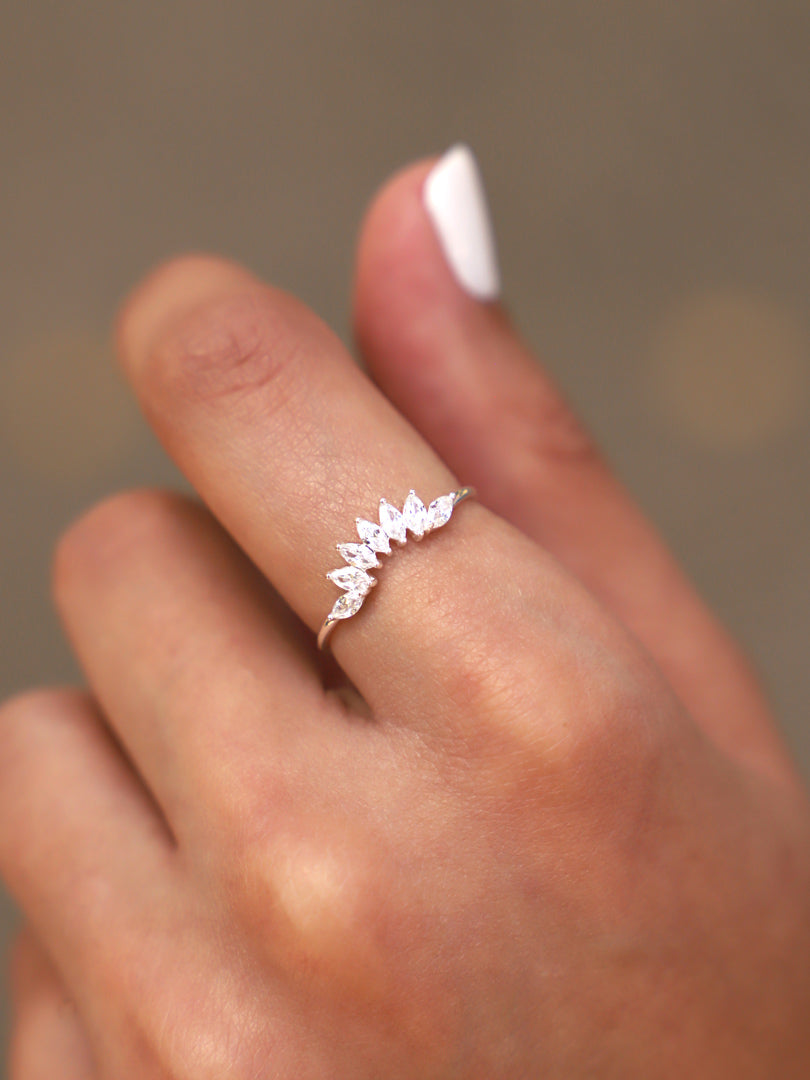 Anillo Plata Corona | Circonita