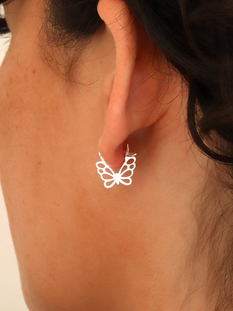 Argollas Plata Fey 13 mm.