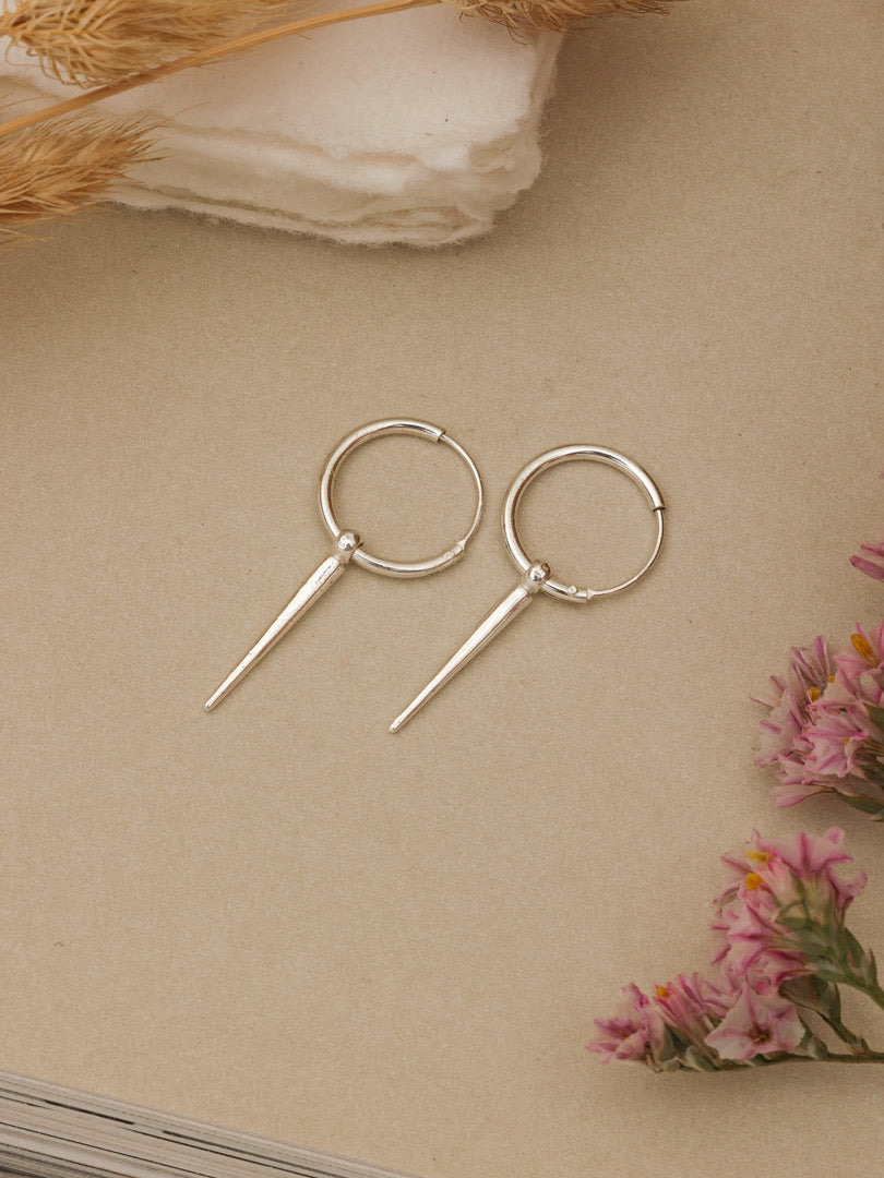 Argollas Plata Adelina 12 mm