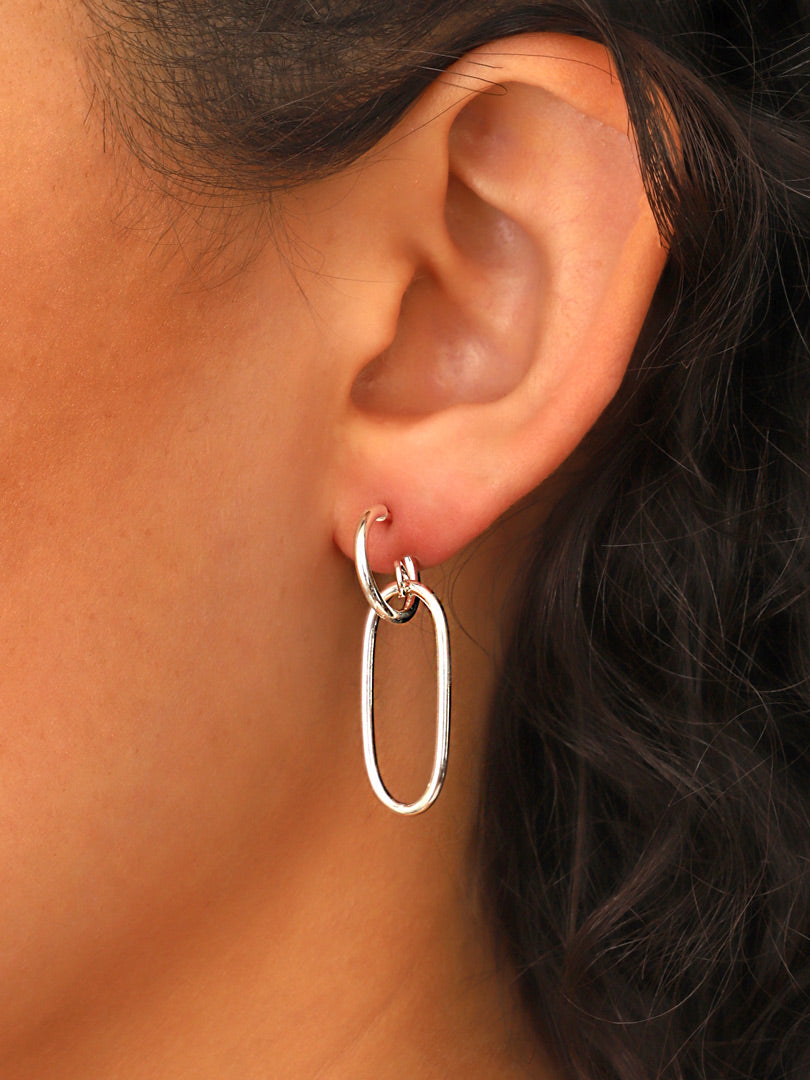 Aros Plata Elia