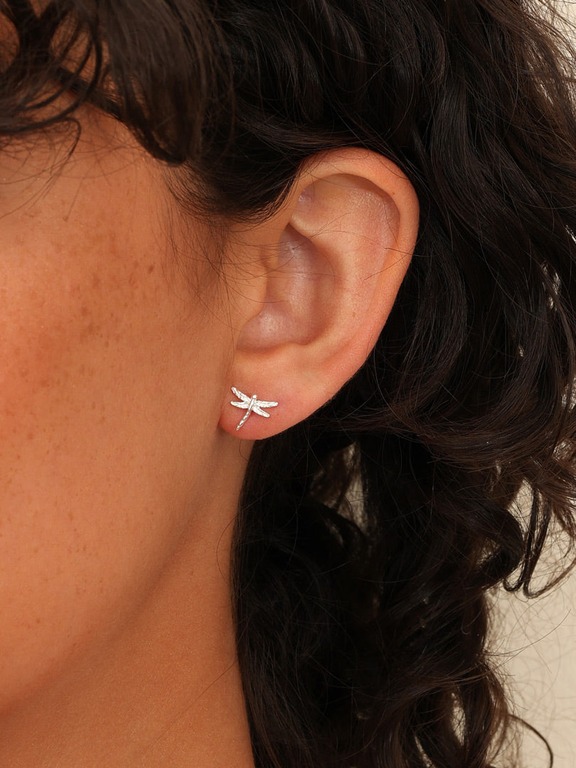 Aros Plata Dragonfly