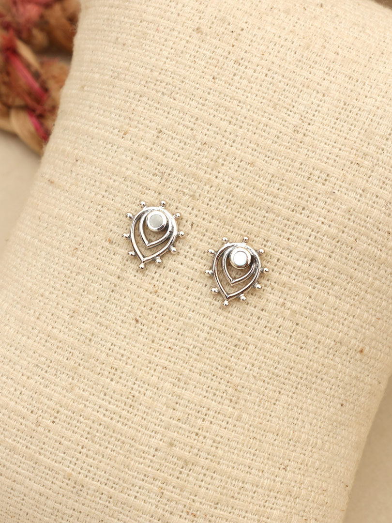 Aros Plata Rania | Madre Perla