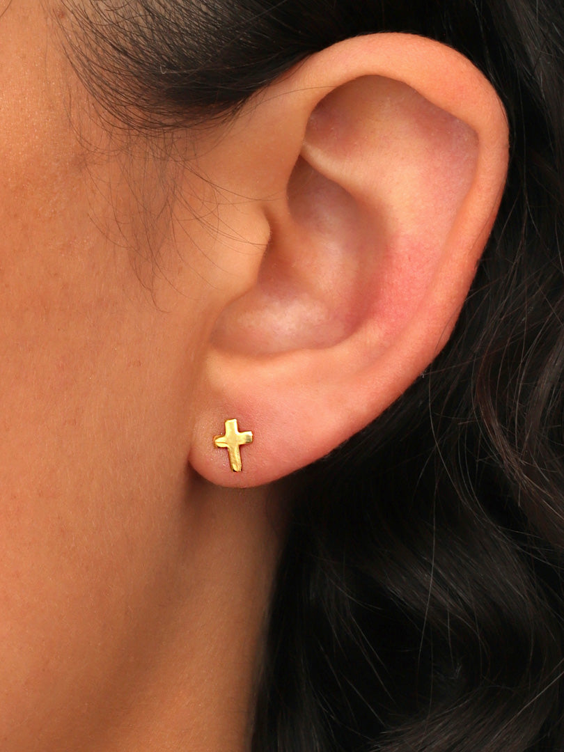 Aros Gold Cruz