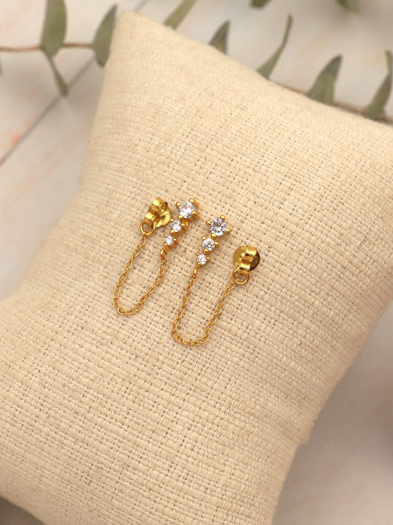 Aros Gold Anahí | Circonita
