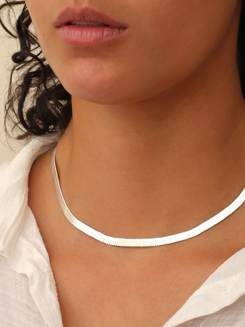 Cadena Plata Nanda | 40 cm.