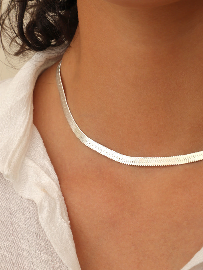 Cadena Plata Nanda | 40 cm.