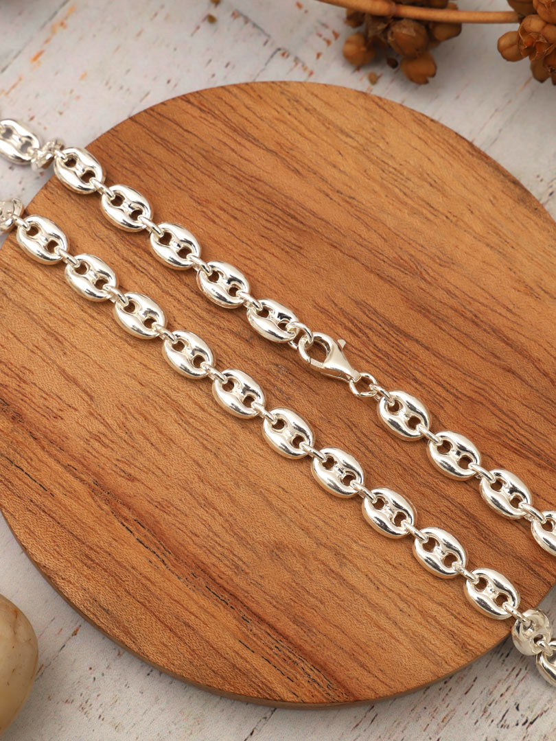 Cadena Plata Eva | 45 cm.