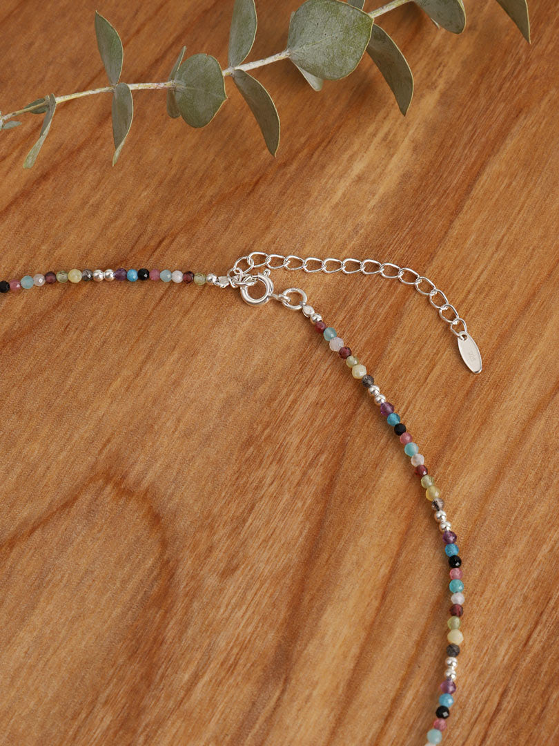 Choker Plata Marinka | Mix Piedras