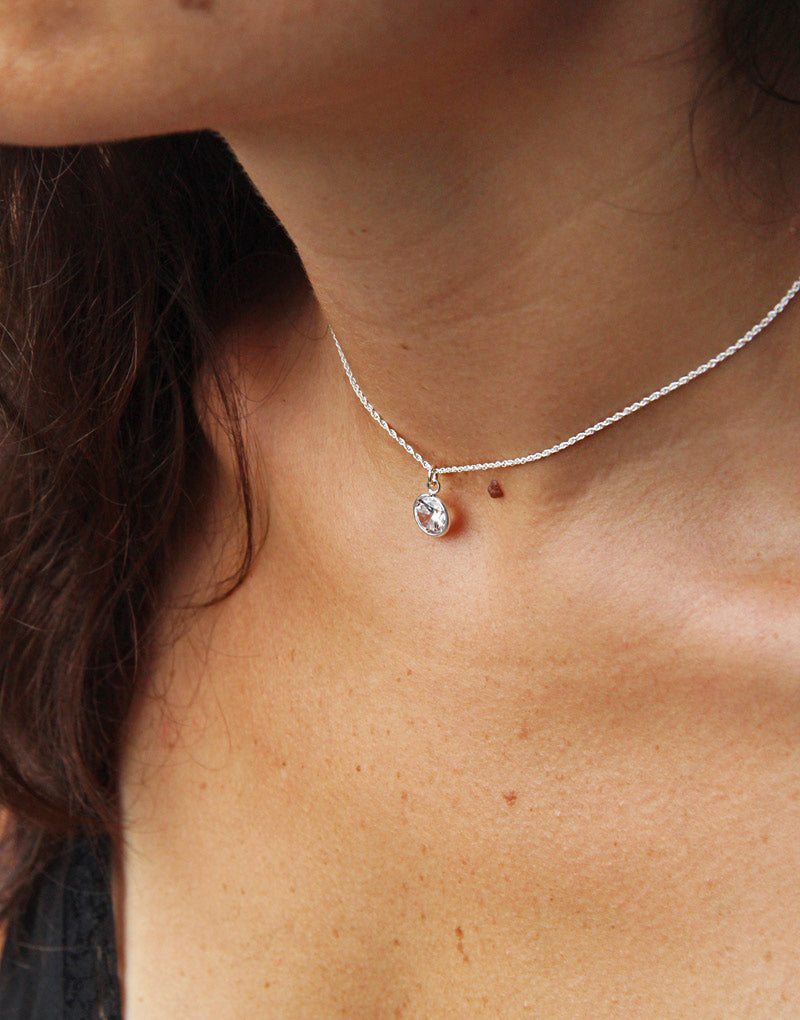 Choker Plata Round | Circonita