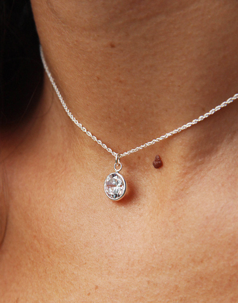 Choker Plata Round | Circonita