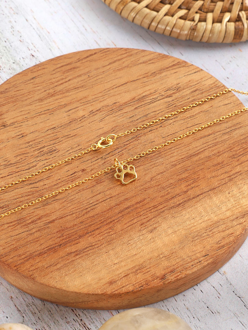 Collar Gold Huella