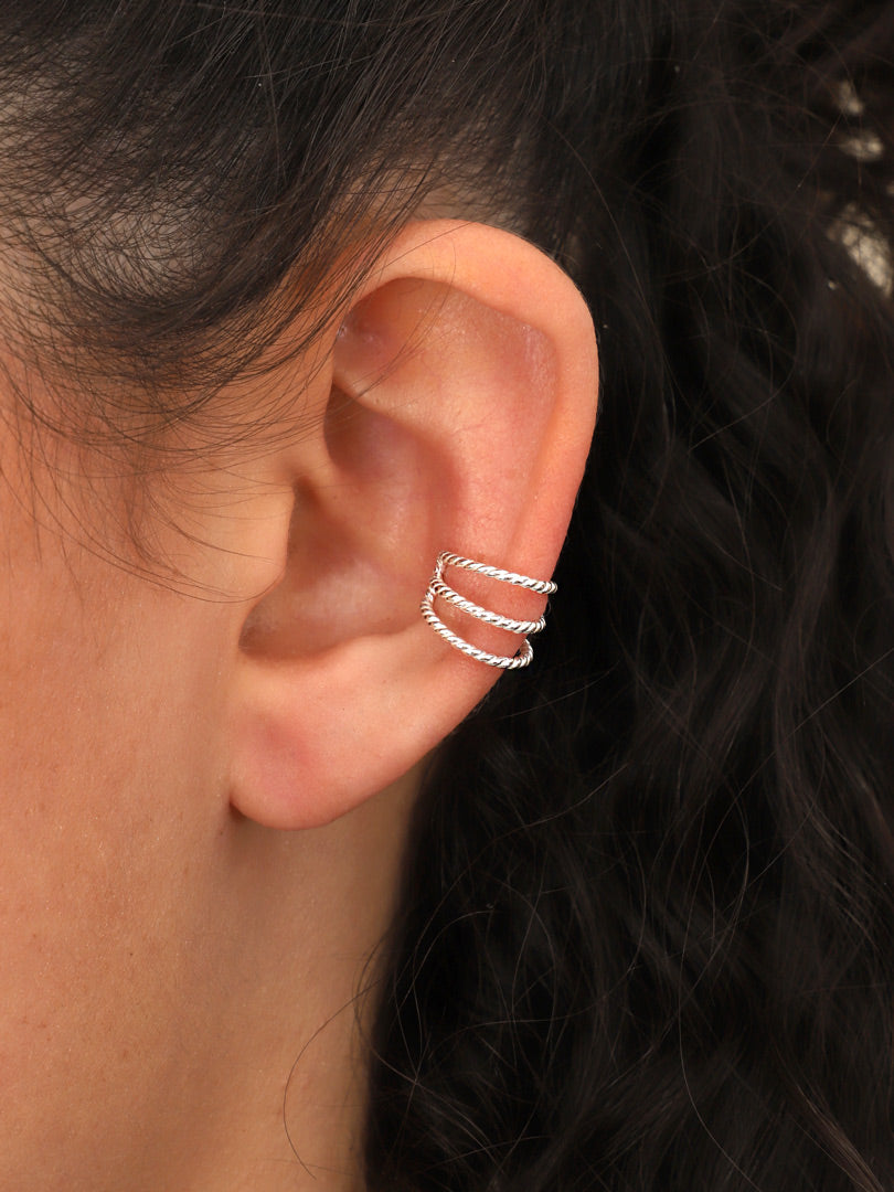 Cuff de plata Nadia