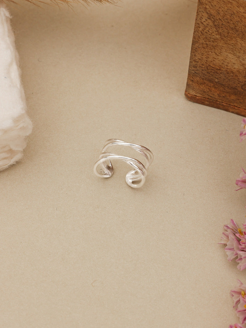 Cuff de plata Elena