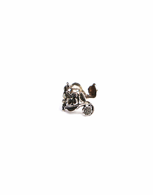 Cuff de plata Pétalos
