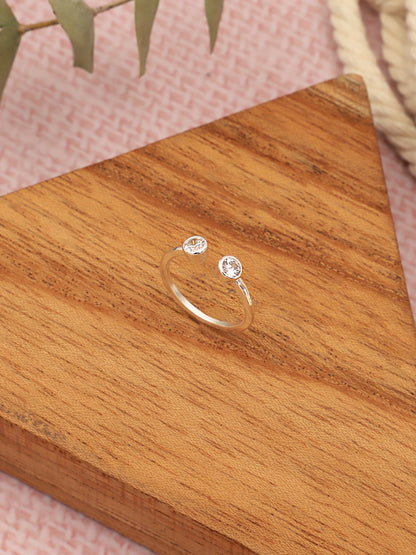 Anillo Midi Plata Emily | Circonita