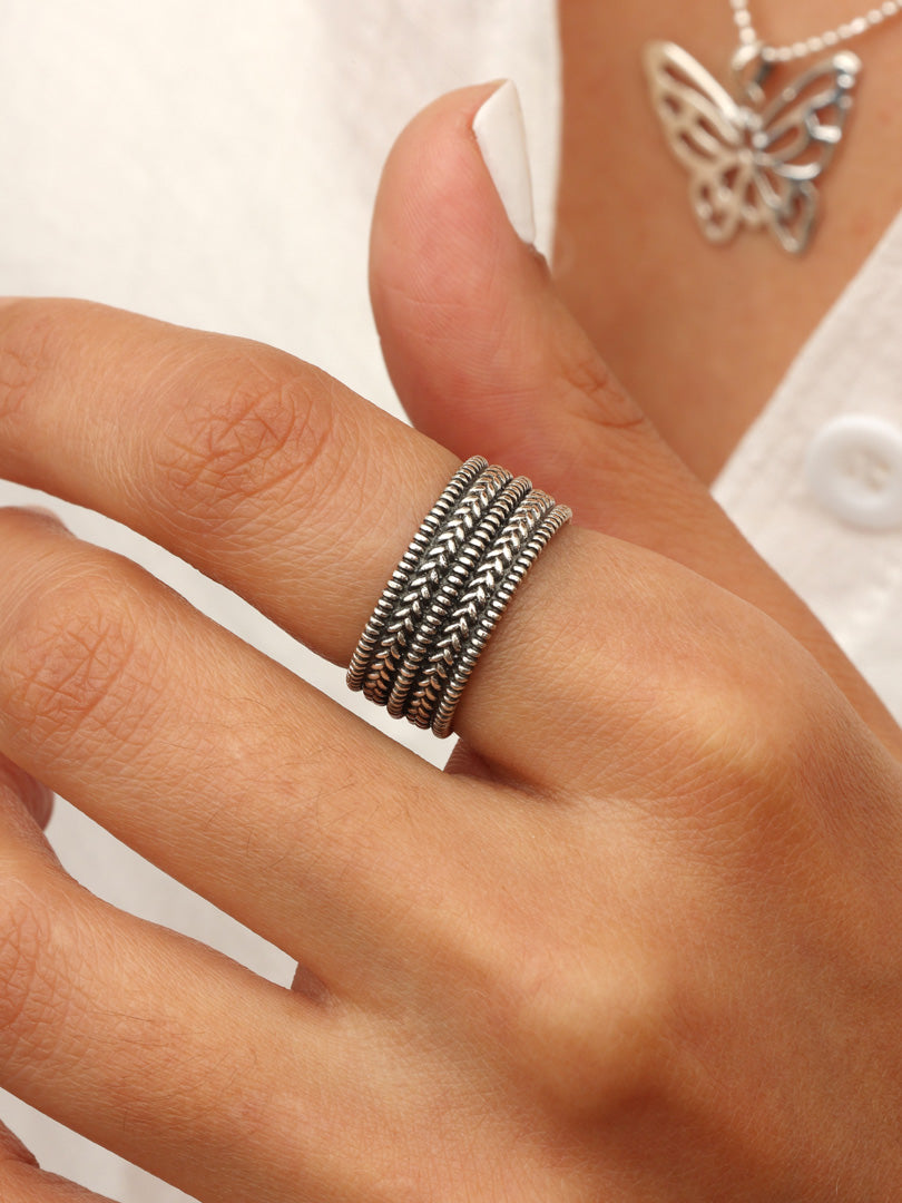 Anillo Plata Charli