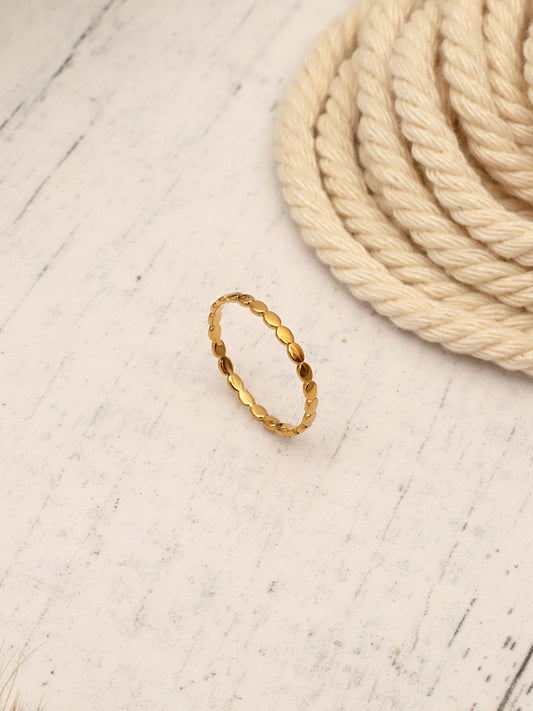 Anillo Gold Esferas