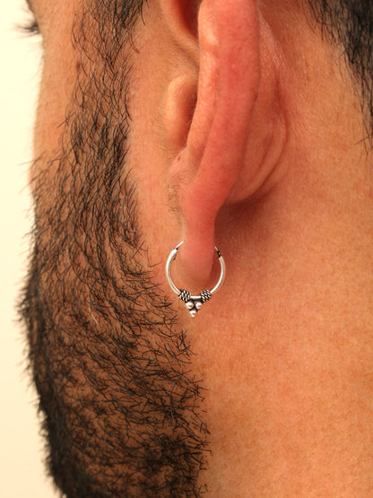 Argollas Plata Enve Trio 12 mm.