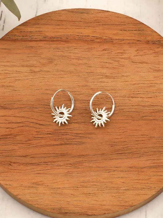 Argollas Plata Sun