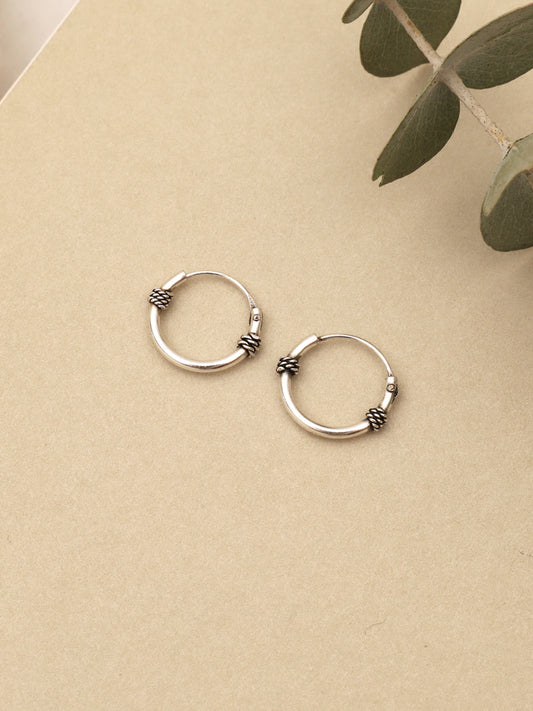Argollas Plata Olivia 12 mm.