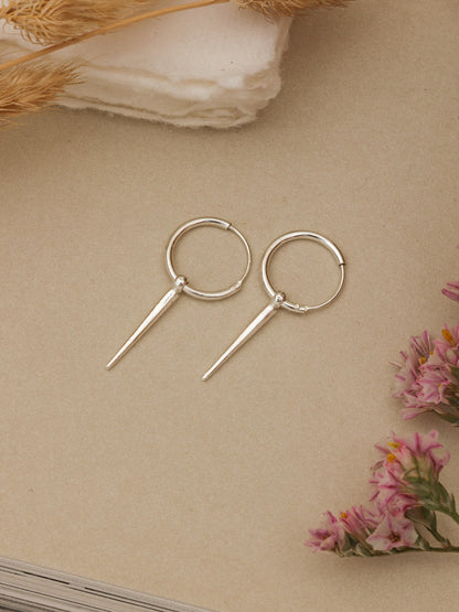 Argollas Plata Adelina 12 mm