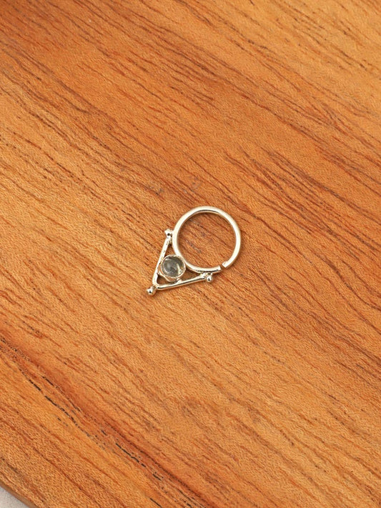 Septum Plata Júpiter | Topacio Azul