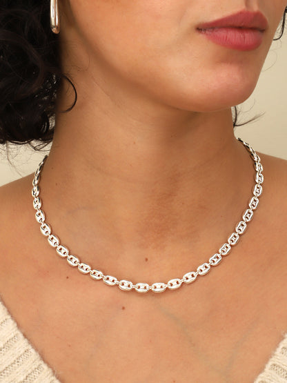 Cadena Plata Eva | 45 cm.