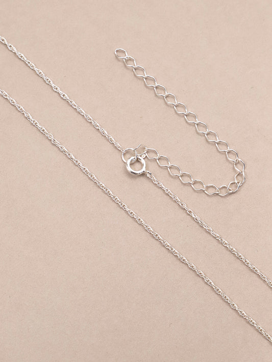 Choker Plata Turbillón | 29 + 8 cm.