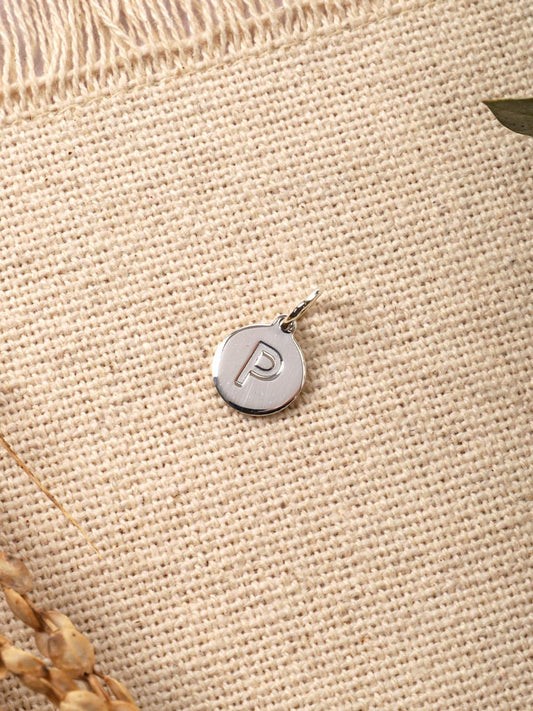 Colgante Plata Letra P