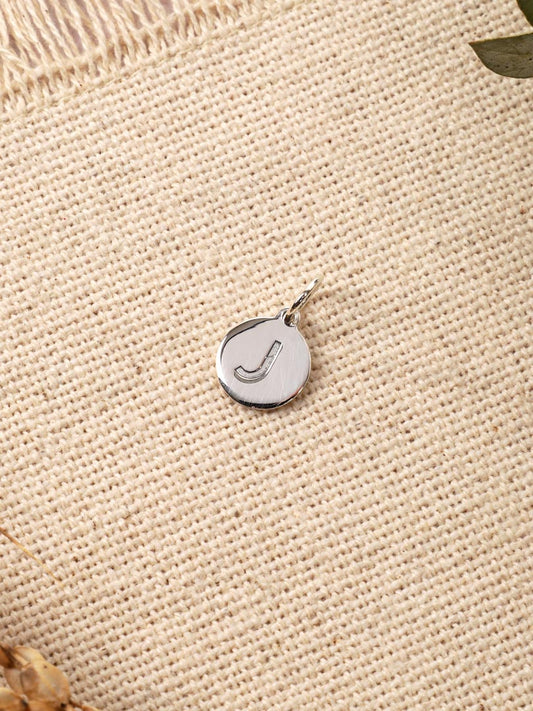 Colgante Plata Letra J