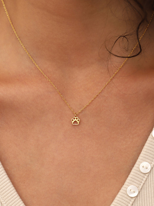 Collar Gold Huella