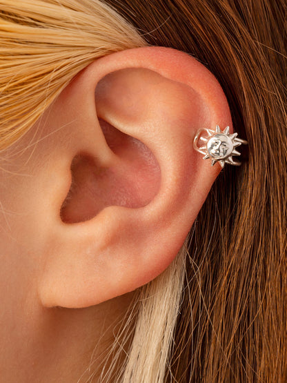 Cuff de plata Sol