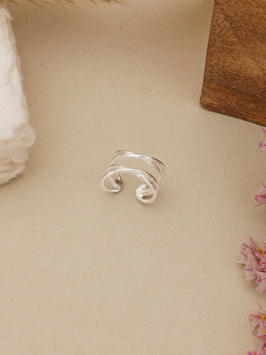 Cuff de plata Elena