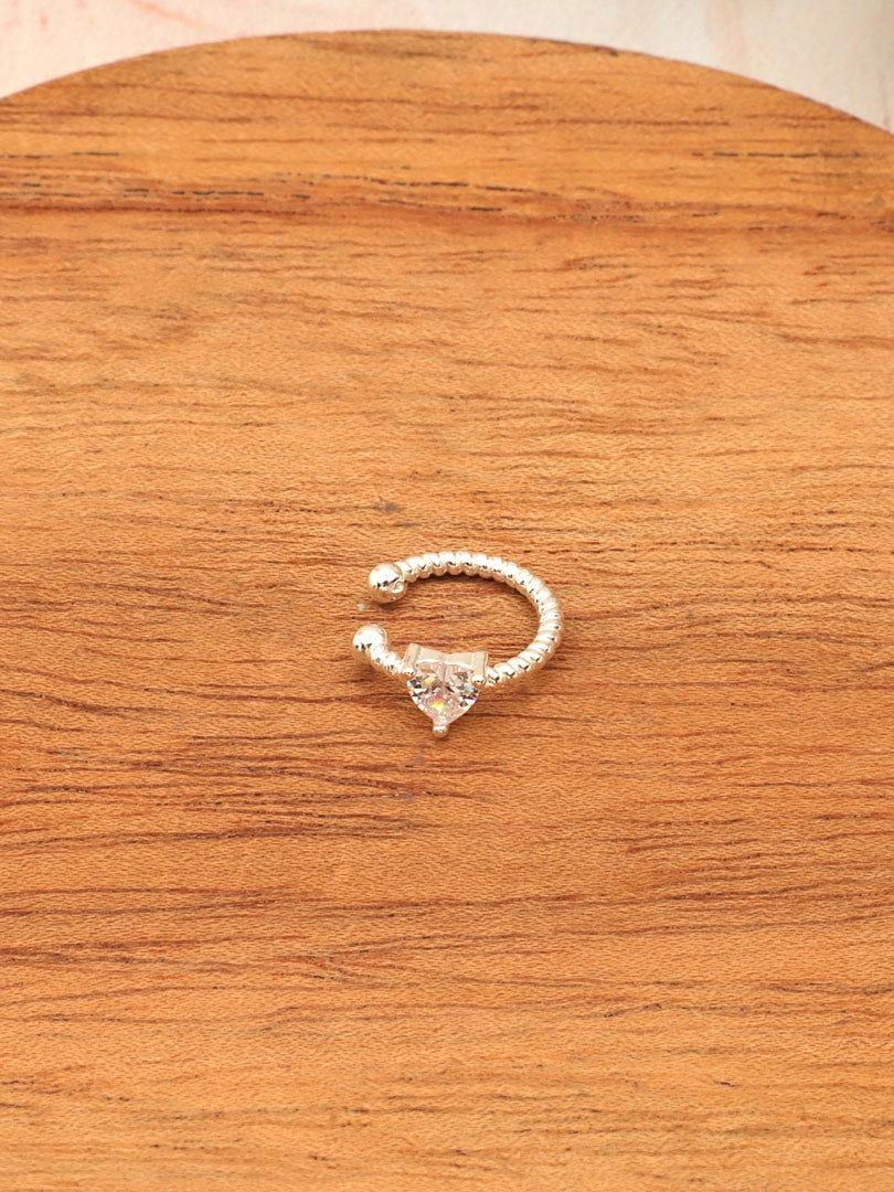 Cuff de plata Mon Amour | Circonita