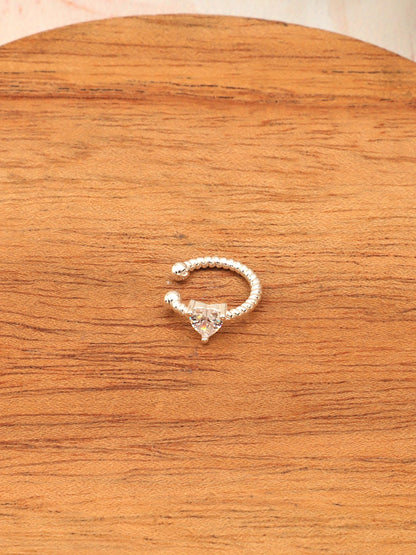 Cuff de plata Mon Amour | Circonita