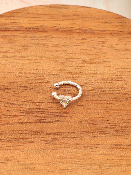 Cuff de plata Mon Amour | Circonita
