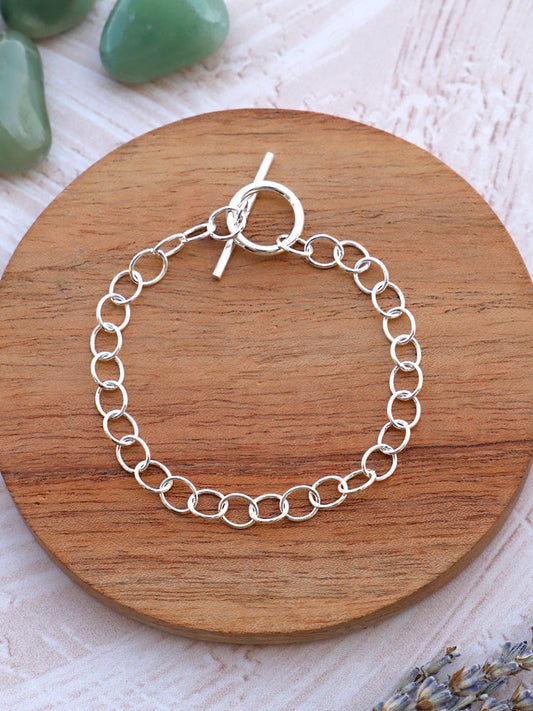 Pulsera Plata Cadena
