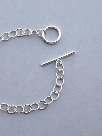 Pulsera Plata Cadena